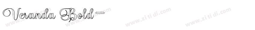 Veranda Bold字体转换